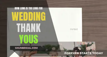 Writing Wedding Thank-Yous: How Long is Acceptable?
