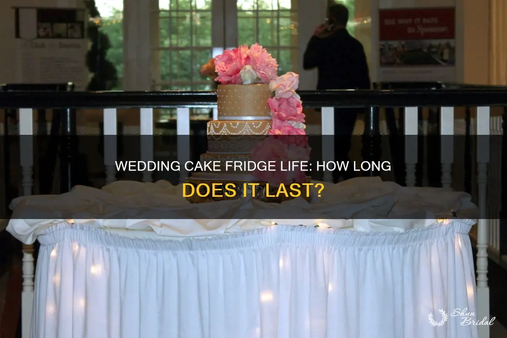 how long is wedding cake good for in the fridge