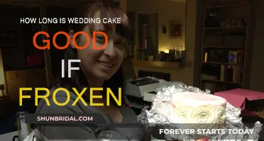 Freezing Wedding Cake: How Long Does It Stay Fresh?