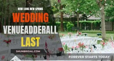 Spring Wedding Venue: Adderall's Effectiveness and Duration