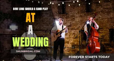 The Perfect Wedding Band Set List Duration