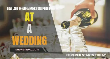 The Perfect Duration: Drinks Reception Length for Your Wedding Celebration