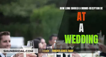 Planning a Wedding: Drinks Reception Duration