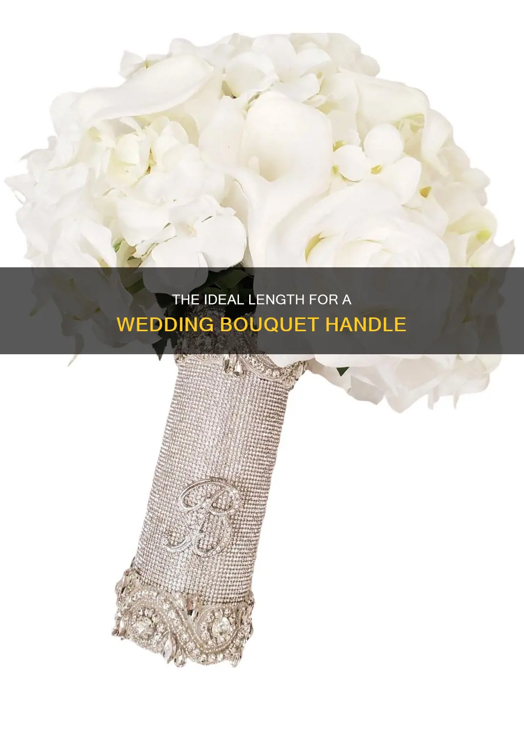 how long should a wedding bouquet handle be