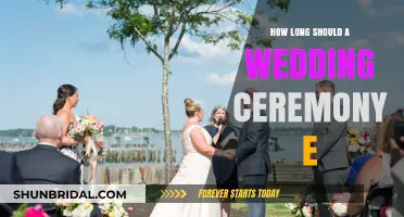 Ideal Wedding Ceremony Length: Tips for Timing Your Special Day