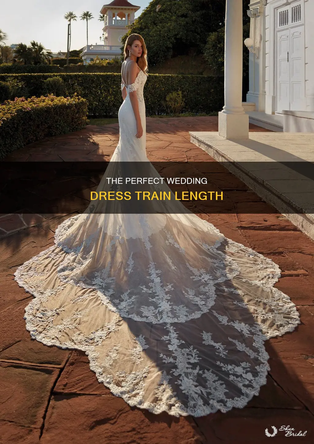 how long should a wedding dress train be