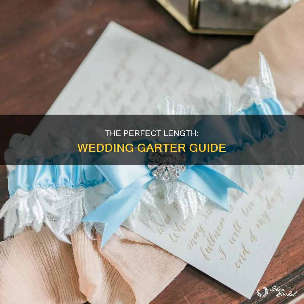 how long should a wedding garter be