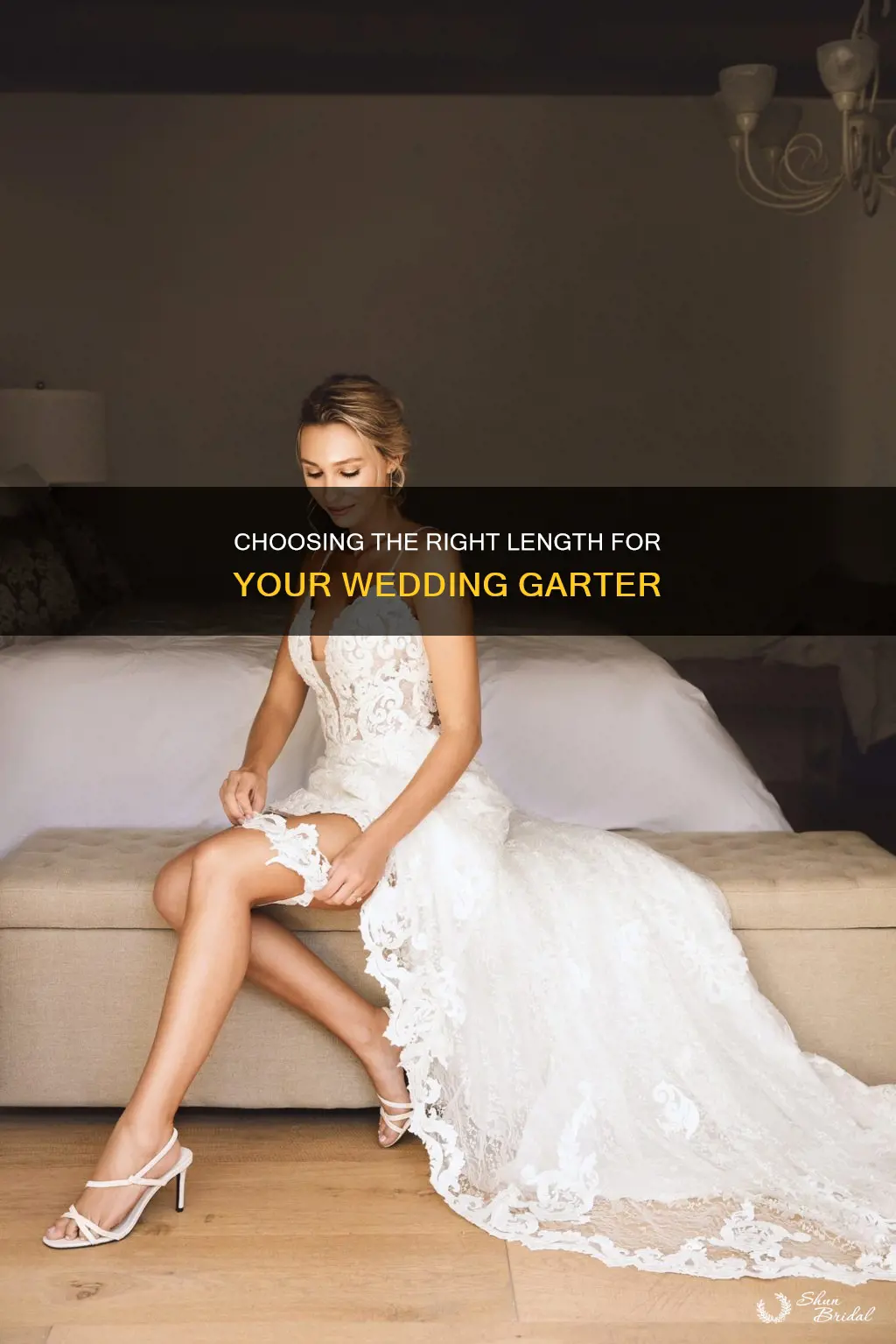 how long should a wedding garter be