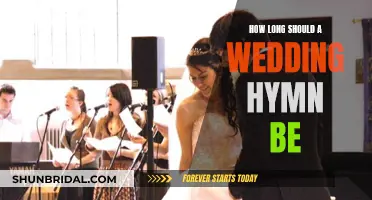 Wedding Hymns: The Ideal Duration for Your Special Day