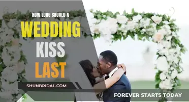 A Wedding Kiss: How Long is Too Long?