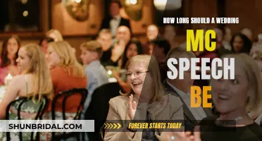 Mastering the Art of Wedding MC Speech Timing