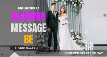 Crafting the Perfect Wedding Message: How Long Should It Be?