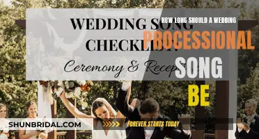 Choosing the Perfect Length for Your Wedding Processional Song