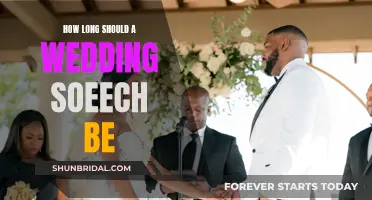 The Ideal Length for a Wedding Speech