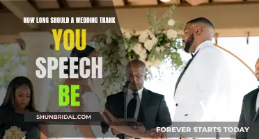 Crafting the Perfect Wedding Thank You Speech: Keep It Brief