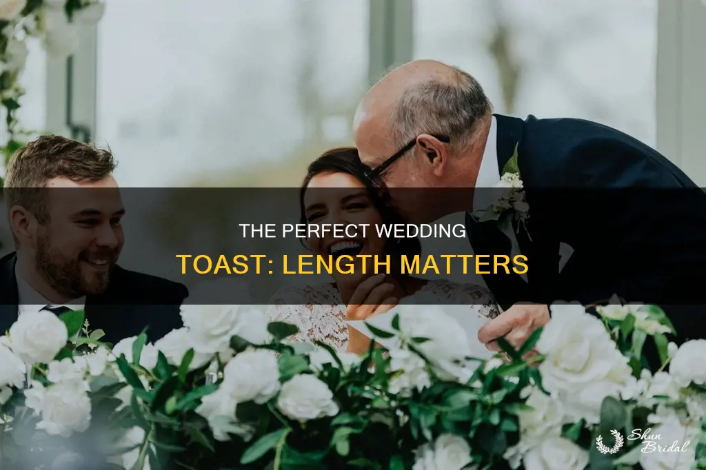 how long should a wedding toast be