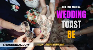 The Perfect Length for a Wedding Toast