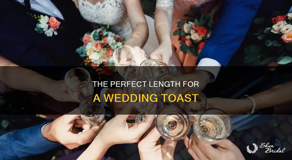 how long should a wedding toast be