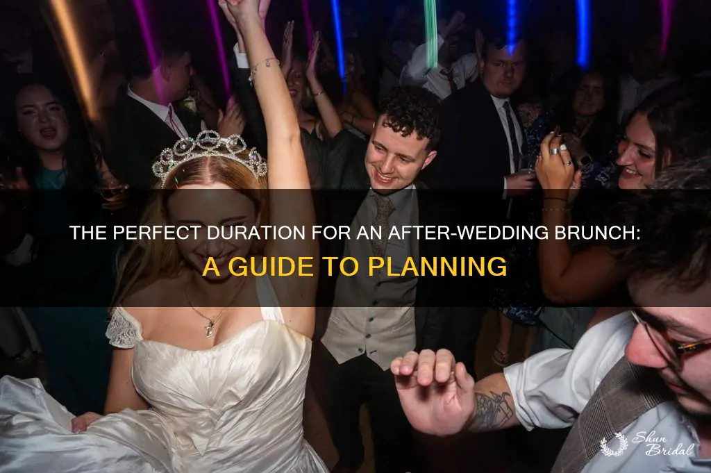 how long should an after wedding brunch be