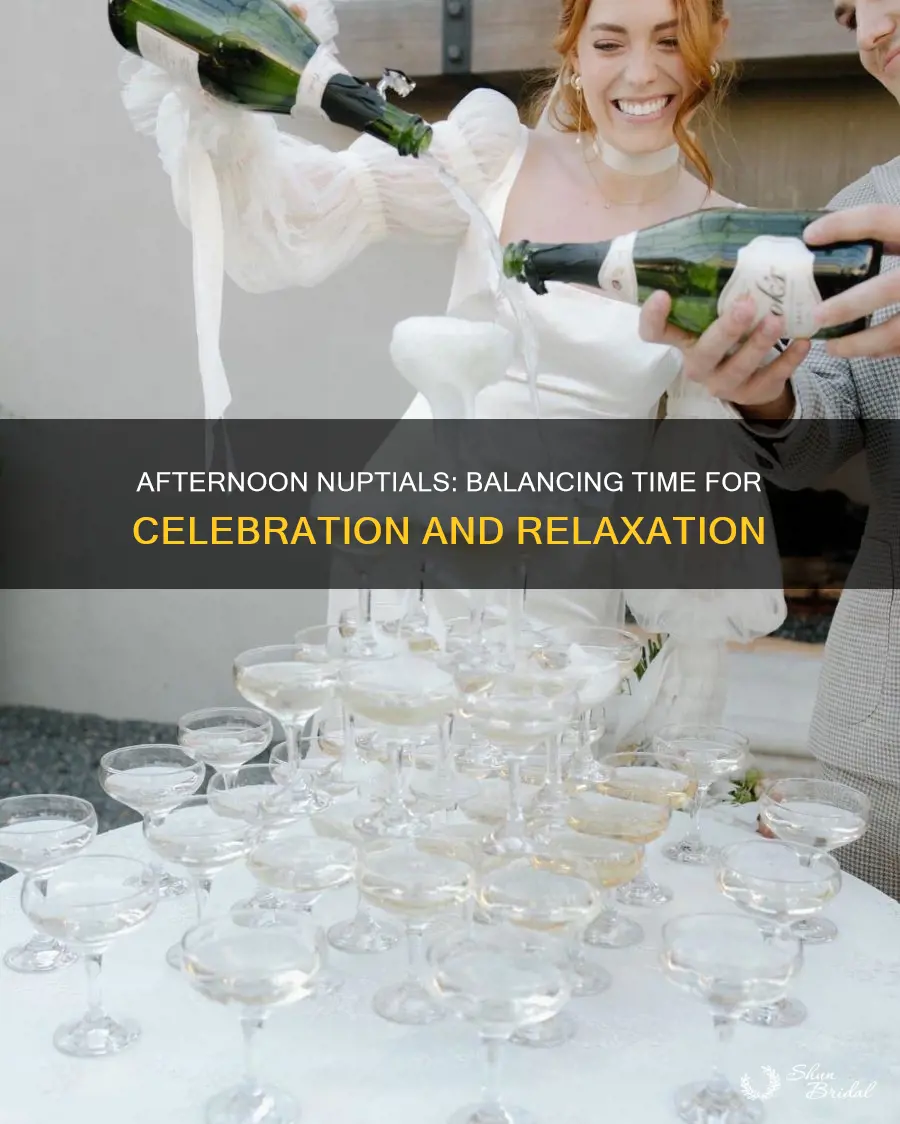 how long should an afternoon wedding and reception be