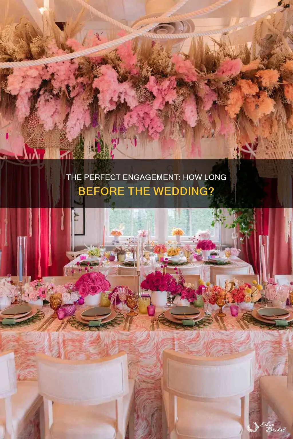how long should an engagement part be before the wedding