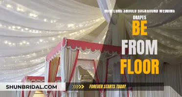 Choosing the Right Length for Your Wedding Drapes