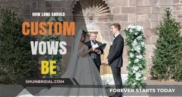 Crafting Perfect Custom Vows: Ideal Length for Meaningful Wedding Promises