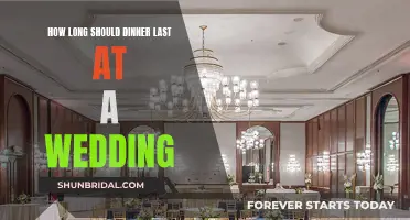 The Perfect Duration: Balancing Dinner Time at Wedding Receptions