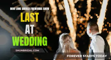 Fireworks Extravaganza: The Perfect Duration for Wedding Celebrations