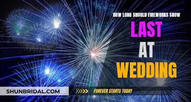 Fireworks at Weddings: How Long is Too Long?