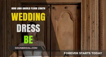 The Perfect Floor-Length Wedding Dress: How Long is Too Long?