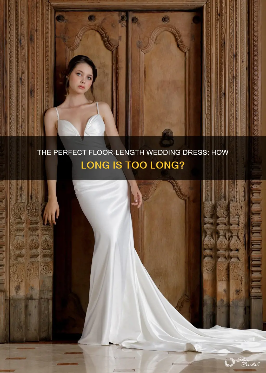 how long should floor length wedding dress be