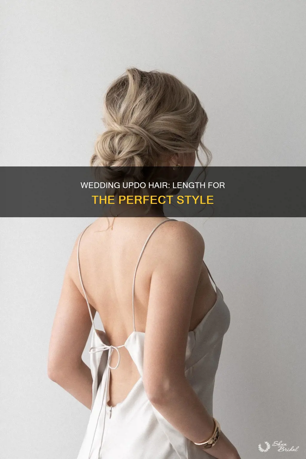 how long should hair be for wedding updo