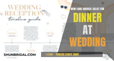 Planning Wedding Dinner: How Much Time to Set Aside?