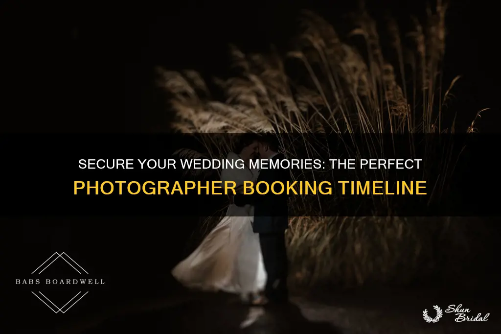 how long should I book my wedding photographer