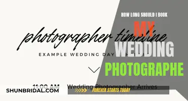Booking Your Wedding Photographer: How Long is Enough?