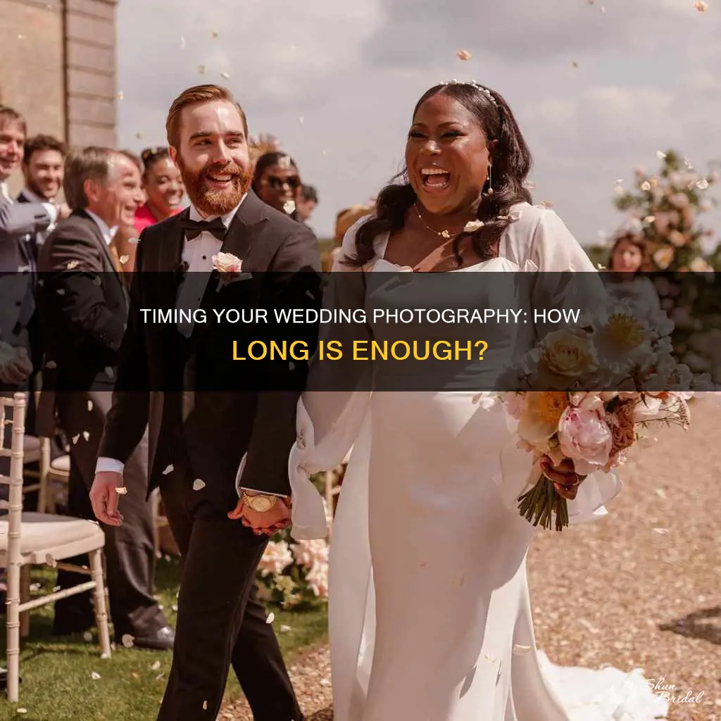 how long should I hire a wedding photographer for