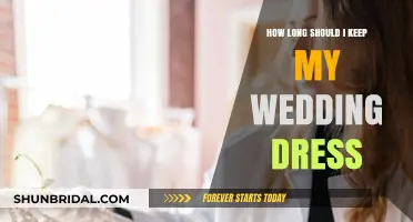 Keep Your Wedding Dress? Here's How Long to Hold Onto It