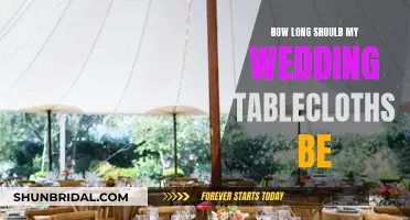 Choosing the Right Length for Your Wedding Tablecloths