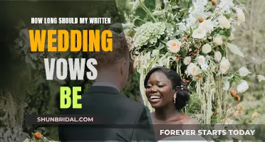 Written Wedding Vows: How Long Is Too Long?