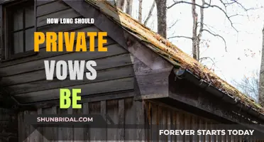 Crafting Intimate Promises: Ideal Length for Personal Wedding Vows