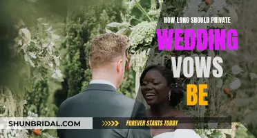 Personal Wedding Vows: How Long is Too Long?
