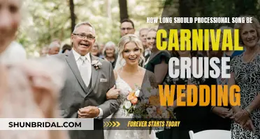 Carnival Cruise Wedding Processional: Finding the Perfect Song Duration