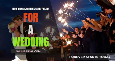 Sparkler Length for Weddings: How Long Is Too Long?