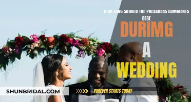 The Ideal Length of a Preacher's Wedding Speech