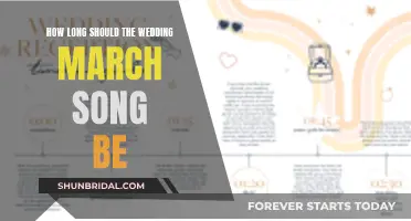 The Perfect Length for Your Wedding March Song