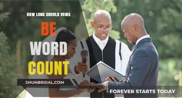 Crafting Perfect Wedding Vows: Ideal Word Count for Lasting Impressions