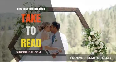 Perfect Timing for Wedding Vows: Ideal Length and Reading Tips