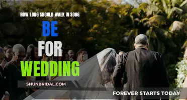 The Ideal Duration for Wedding Walk-In Songs