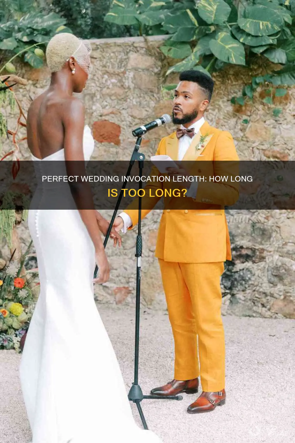 how long should wedding invocation be
